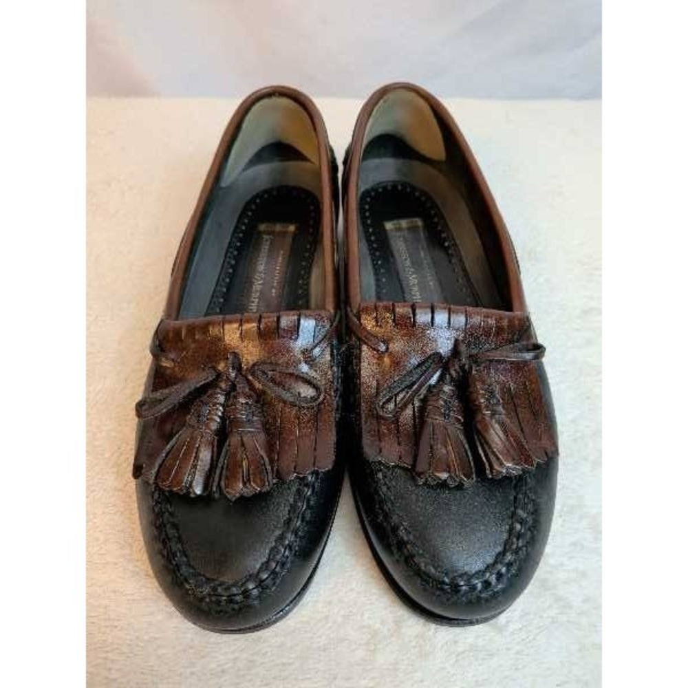 Johnston & Murphy Tassel Loafers Brown Leather Moc‎ Toe Men's Size 9M